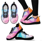 Shiningmiss Rainbow Prism Mesh Sneakers