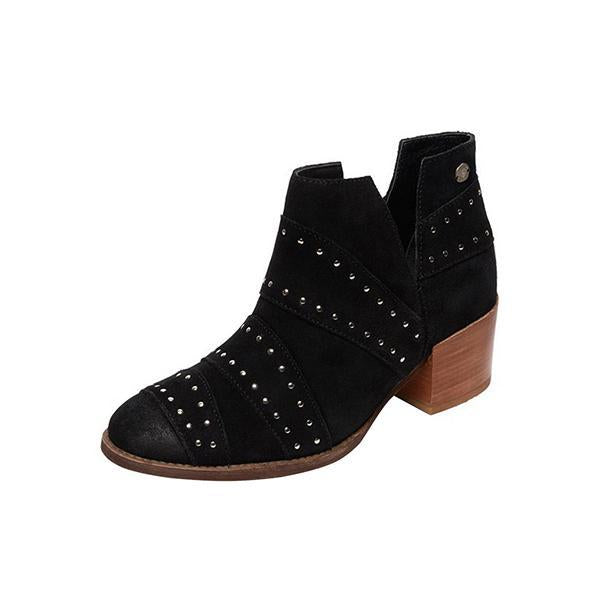 Shiningmiss Ankle Boots With Diamond