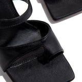 Shiningmiss Toe Loop Squared Toe Flip-flops Sandals