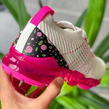 Shiningmiss Air Flower Woven Fashion Sneakers