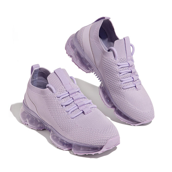 Shiningmiss  Breathable Lace-Up Lightly Padded Insole Sneakers
