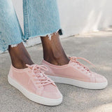 Shiningmiss Daily Lightweight Lace-Up Sneakers