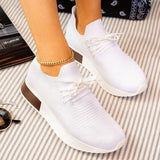 Shiningmiss Sporty Soft Mesh Pull-On Sneakers