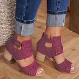 Shiningmiss Women Adjustable Buckle Sandals